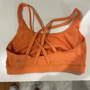 lululemon orange bra size 6!